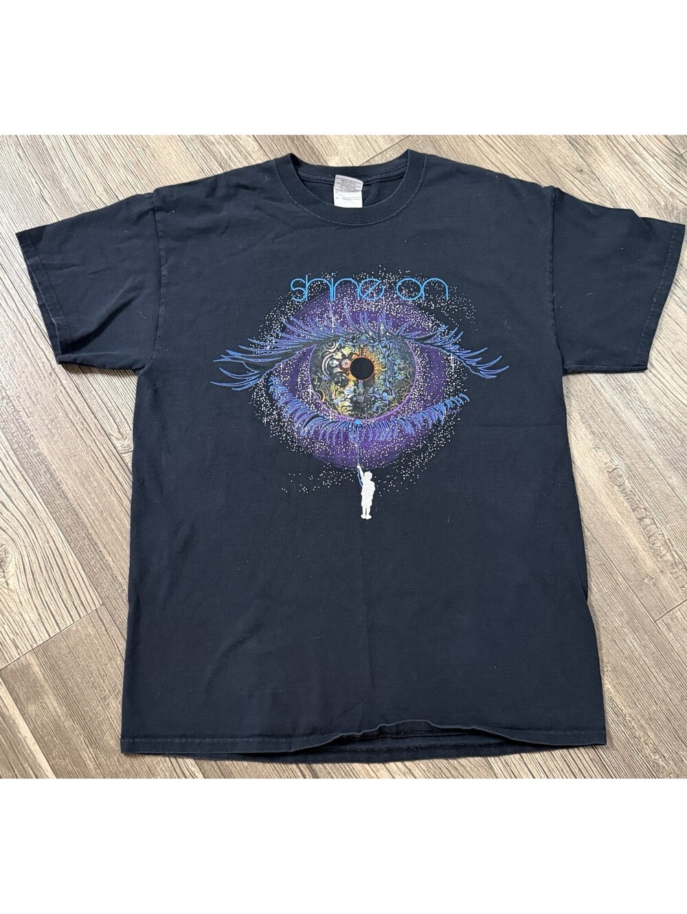 Syd Barrett Pink Floyd "Shine On" Eye Boy Silhouette T-Shirt Rare classic rock M